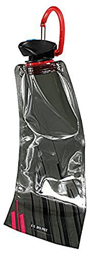 YIZAN 1pcs 700 ML Faltbare Wiederverwendbar Wasserbeutel Trinkflasche Fahradflasche Frei Schwarz