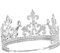 Royal King Krone Herren Metall Prinz Kronen Tiaras Full Round für Weihnachten/Hochzeit/Ball/Festzug/Geburtstagsfeier/Fotografie (Silber)