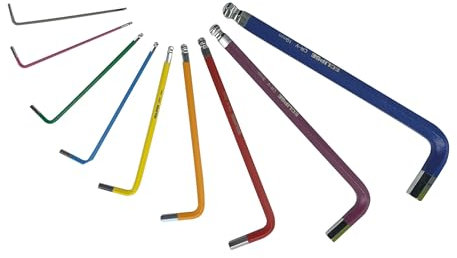 Eclipse Professional Tools EHK9PS Set di chiavi esagonali metriche da 9 pezzi