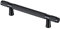 AITITAN 10 Pack Black Cupboard Handles - Knurled, 128mm Hole Spacing (180mm Length) - Black Kitchen & Wardrobe Door Handles