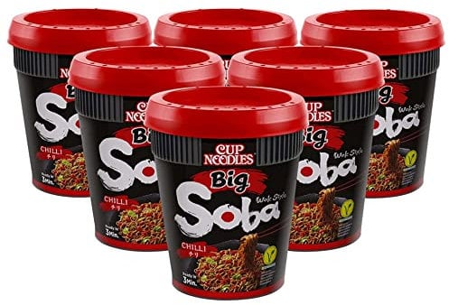 Universal Product Solutions Nissin-Noodles Big Soba Cups Chilli 6x115g