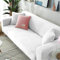Samt Sofabezüge 3/2/1/4 Sitzer Sofa Abdeckung L Form Schonbezug Sofa Sofabezug Sofa Überzug Sofahusse Couch Bezug Sofa Überzug Hussen Stretch Couchbezüg Sofaüberwurf Couchhusse ( Color : #15 , Size :
