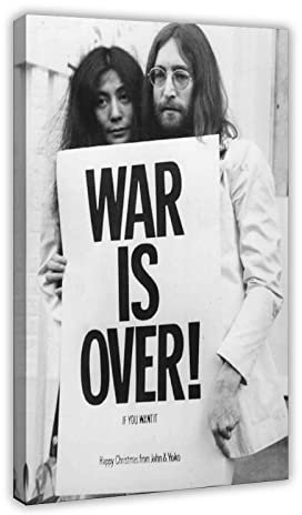 Leinwandposter War Is Over, 60 x 90 cm