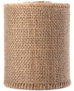 Juteband Geschenkband im Vintage Stil Juteband Dekoband zur Hochzeit Pflanzenschutz 10cm, 5m, 225g/qm.…