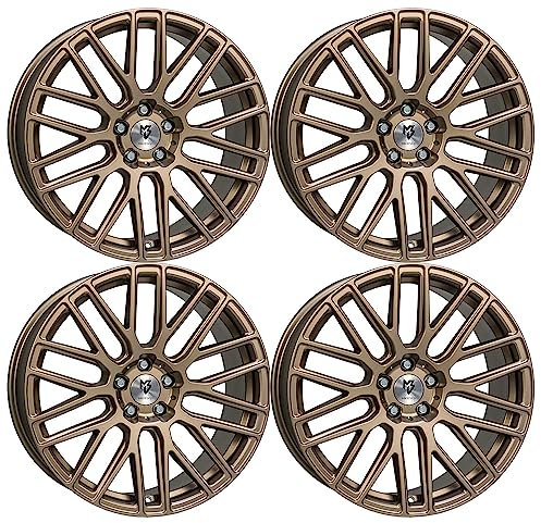 4x MB Design Felgen KV4 7.5Jx18 ET47 5x112 Bronze hell matt kompatibel mit Mercedes-Benz EQB Viano Vito V