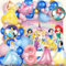 Prinzessin Geburtstag Deko 3 Jahre, Prinzessin Ballon, Prinzessin Hintergrund, Folienballon Prinzessin, Helium Luftballons Prinzessin, Prinzessin Party Deko Kindergeburtstag für Mädchen