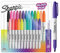 Sharpie Glam Pop Permanent Markers | Fine Point for Bold Details | Assorted Vibrant Colours | 24 Marker Pens