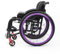 Selbstfahrender Sportrollstuhl,Ultraleicht Rollstuhl Leicht Faltbar Reiserollstuhl,Superleichter Rollstuhl mit Aluminiumrahmen, Premium Transportrollstuhl(38cm/15in,Purple)