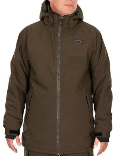 Fox Khaki Sherpa-tec Jacket - Angeljacke, Jacke für Angler, Regenjacke, Größe:S