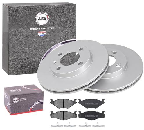 ABS Bremsscheiben + Beläge vorne | 15704 + 36536 passend für Golf 1 2 GT Gti Polo G40 Scirocco