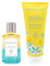 BERDOUES - Lot Eau de toilette et Lait corps pailleté Monoï Tiaré. Lot solaire et exotique. Parfum femme. Made in France, Vegan. 100ml et 200ml