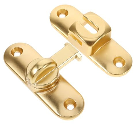 DOITOOL Serrature Per Porte Scorrevoli in Lega Di Zinco Chiavistelli A 90/180° Per Armadietti