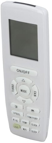 Reemplazo de Control Remoto del Aire Acondicionado para Gree VIR09HP115V1AH VIR12HP230V1AH Fácil de Usar el Control Remoto de CA para Cobertura de Función Completa