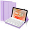FOGARI Keyboard Case for Fire HD 10 & 10 Plus 10.1 inch (13th/11th Generation 2023/2021), Detachable Bluetooth UK Version Keyboard Cover, Violet