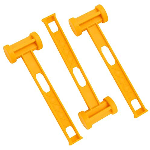 ibasenice 3 Stück Campinghammer Bodennagelhammer Aus Pe Multifunktional Leichter Zeltheringhammer Mit Rucksack Für Camping Wandern Und Outdoor