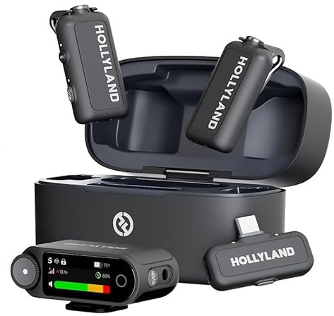 Hollyland Lark Max 2 Combo Wireless Microphone | Provenance France. Emballage securisé. Livré avec Facture dont TVA.