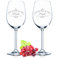 GRAVURZEILE Leonardo Weingläser mit Gravur - Vintage Weinranke - Personalisiert mit Namen im 2er Set - Geschenk für Paare zum Geburtstag, Jahrestag & zur Hochzeit - Farbe: Daily