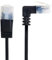 cablecc Câble Ethernet Cat6 ultra fin RJ45 coudé vers le haut vers le haut UTP droit Cordon de raccordement 90 degrés Cat6a LAN pour ordinateur portable, routeur, TV Box 2 m