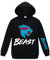 Forlcool Youtube Gamer Cool Boy Girl Hoodie Kinder Top Coole Beleuchtung Katze Pullover, Schwarz , 12-13 Years