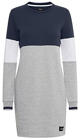 OXMO OXOmila Damen Sweatkleid Maxikleid Kleid