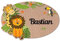 Plaque de Porte Jungle Personnalisée. Plaque Chambre Enfant. Plaque Bois Personnalisable avec Prénom. Décoration Chambre Enfant Animaux Originale - Lot de 2 Pieds en Bois + Renfort, Plexi Noir