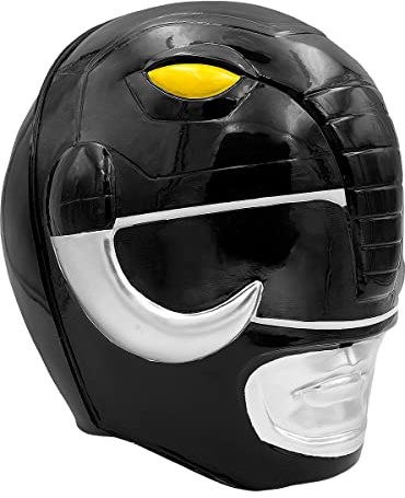 Funidelia Power Rangers Helm schwarz für Herren. Kostümzubehör für Erwachsene