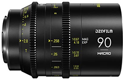 DZOFILM Cine Lens Vespid Prime Macro 90 T2.8 for PL/EF Mount (VV/FF) Metric