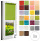 Estor Enrollable sin Taladrar Cortina Enrollable Interior para Ventanas y Puertas, semitranslúcido a Medida Ancho 30-129 cm Altura 150/220 cm