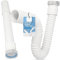 Siphon Lavabo Flexible 6/4 x 40 mm Universel Syphon Evier Cuisine Réglable Souple