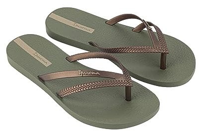 Ipanema Damen Bossa Fem Flipflop, Green Bronze, 41/42 EU