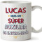 MUGFFINS Tazas Personalizadas para AUXILIAR DE ENFERMERÍA hombre - En Español - Eres Súper - 11 oz / 330 ml - Regalo Personalizable original y divertido