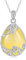 YAFEINI 925 Sterling Silber Gelb Achat Kette Filigrane Anhänger Halskette Schmuck für Damen Mädchen (DD-Gelber Achat Filigrane Kette)