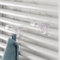 Inbagno Appendini per termoarredo trasparenti in set da 2 pezzi, per tubi con diametro da 18 a 26 mm