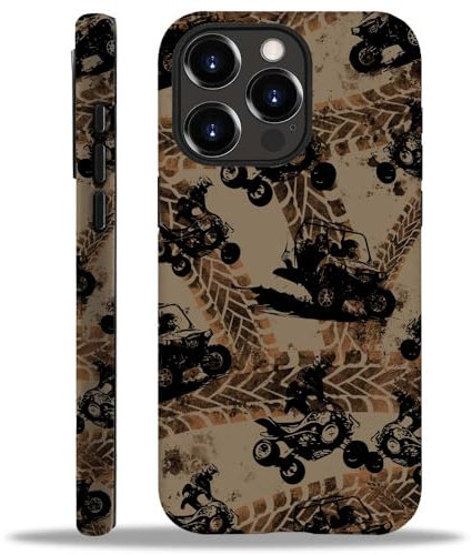 SEized Case Compatible with for iPhone 14 Pro Max,Motocross Seamless Phone Case for Girl Women Boy Men,Soft Silicone Protection Case for iPhone 14 Pro Max