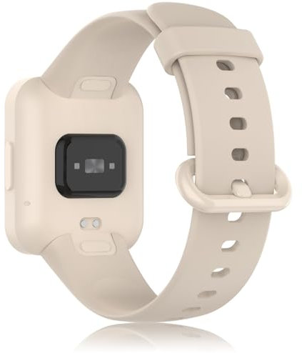 Pheant Sportarmband Kompatibel mit Xiaomi Redmi Watch 2 Lite Armband Silikon Ersatzarmband für Redmi Watch 2 Lite (Beige)