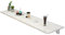HFFAIWM Klappbarer Wandtisch，Wandtisch, klappbar, Kleiner Raum, schwimmend, klappbar, mit Wanddeckel，Klapptisch Klappschreibtisch Küche Balkon Outdoor (Size:150x40cm)