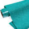 GIRAFVINYL Teal Glitter HTV Heat Transfer Vinyl, Glitter Teal Iron on Vinyl - 10” x 5ft Waterproof Aqua Vinyl for T-Shirt, Clothing Embellishment