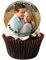 PRE-CUT Personalised Cake Toppers - Your Own Photo/Logo/Message Edible Premium Wafer - Custom Cupcake Topper for Birthdays - Ready to Use Personalized (12 x 2 Inch Discs)