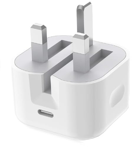 USB C Plug 20W for iPhone 15 14 13 12 11 Pro Max Plus X XS XR 8, SE 2020, iPad Pro Air Mini, AirPods Pro, Samsung Galaxy, Fast Charger USBC Type C Power Charging Head Adapter Charge Wall PD UK