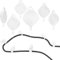 Geekria VR Cable Management Compatible with Meta Quest 3S, 2, Pro, PSVR 2, HTC Vive, Vive Pro, HP Reverb G2 VR Accessories, Drill Free VR Pulley System (White, 6 Packs)