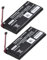 2 x Batería compatible para Joy-Con Nintendo Switch - HAC-006 Derecha Izquierda 525mAh Recambio Joystick Controlador