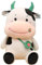 AQCQDQ Kuh Kuscheltier, Kuscheltier Kuh Plushie, Plüschtier Kuh, Schwarz Weiß Kuh Plüschtier, Stofftier Weiches, Weiches Plush Toy, Baby Geburtstagsgeschenk für Mädchen Jungen Kinder (33 cm,B)