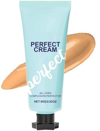 All-Over Complexion Perfector,2025 New Body Coverage Perfector, Hydrating Full Coverage Concealer,Long-Lasting CC Cream Foundation, Concealer&Coverage,Lightweight & Waterproof (#2 Nude)