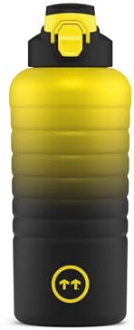 Cool Bottles Botella Térmica Deportiva Acero Inoxidable 950 ml con 2 Tapones (Fitness y Cycling) - Botella Agua para Gimnasio y Deporte - Frío 36h / Caliente 18h - Tokyo