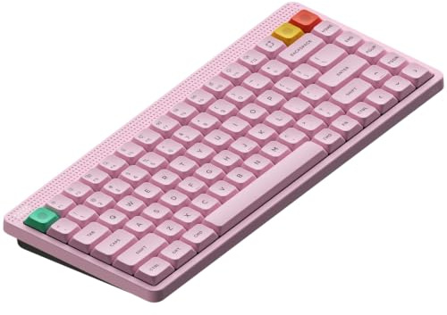 nuphy Node75 Low Profile Wireless Mechanical Keyboard (US Layout) | 75% Hot Swappable Custom Keyboard, 84 Keys Computer Gaming Keyboards, Supports Touch Gestures, Bluetooth/2.4GHz/USB-C
