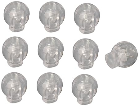 HASAYAKI Curtain Cord Lock Stopper, Roman Blind Leveling Toggles Cord Adjusters Spring Buckles, Transparent - 10 Pack