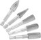 Set di lime rotative da 5 pezzi Set di esagoni rotanti in acciaio ad alta velocità da 1/4inch Utensili rotanti per utensili in alluminio e ferro