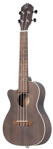 Ortega Earth Series Concert Left-Handed Acoustic/Electric Ukulele (RUCOAL-CE-L)