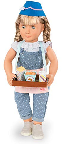 Our Generation – Puppenzubehör, 46 cm – Baseball-Set – Spielnahrung – Fantasiespiel – Spielzeug für Kinder ab 3 Jahren – Out to The Ballgame