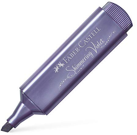 Faber-Castell 154678 - Evidenziatore TL 46, viola metallizzato, 1 pezzo